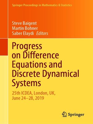 cover image of Progress on Difference Equations and Discrete Dynamical Systems